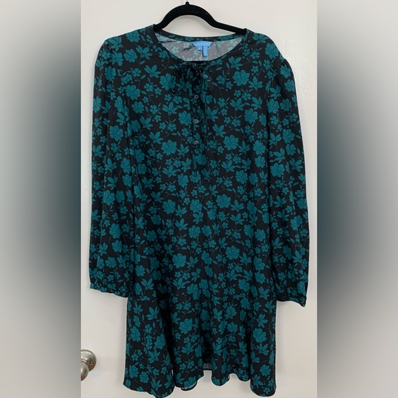 EUC Draper James Shift Dress in Emerald Magnolia. - Picture 2 of 5